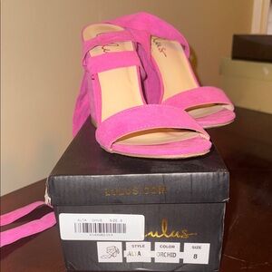 Lulu's Orchid Pink Heels